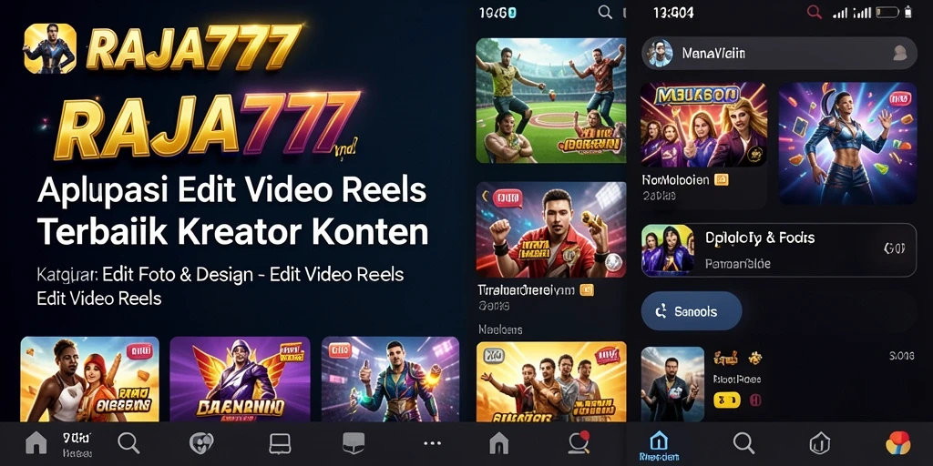 Antarmuka pengguna RAJA777 yang intuitif untuk Edit Video Reels.